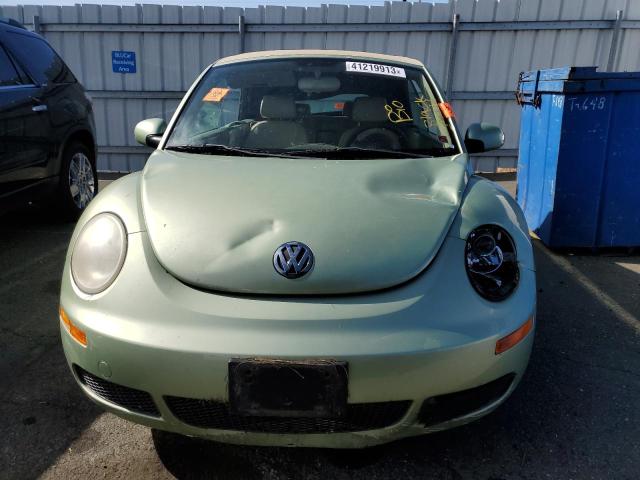 3VWRG31YX7M409748 - 2007 VOLKSWAGEN NEW BEETLE GREEN photo 5