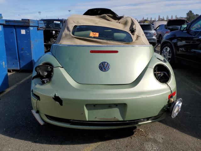 3VWRG31YX7M409748 - 2007 VOLKSWAGEN NEW BEETLE GREEN photo 6