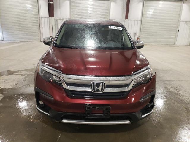 5FNYF6H52MB060650 - 2021 HONDA PILOT EXL MAROON photo 5