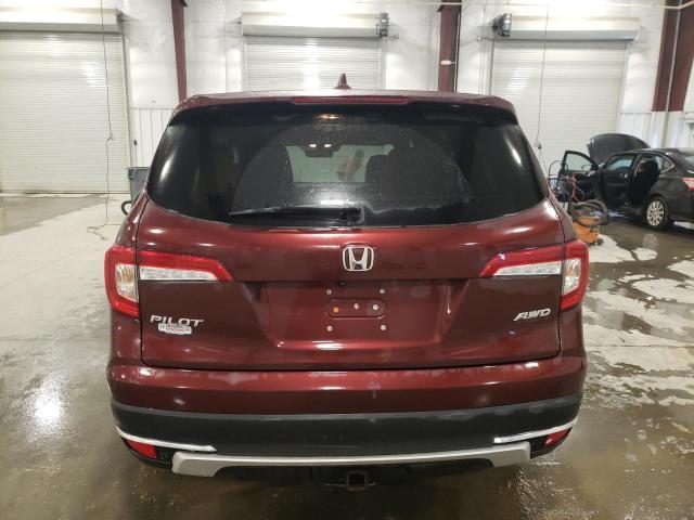 5FNYF6H52MB060650 - 2021 HONDA PILOT EXL MAROON photo 6