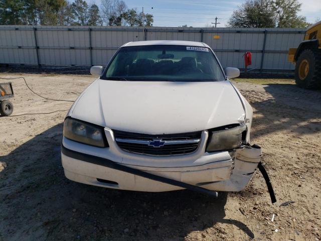 2G1WF52E719178034 - 2001 CHEVROLET IMPALA WHITE photo 5