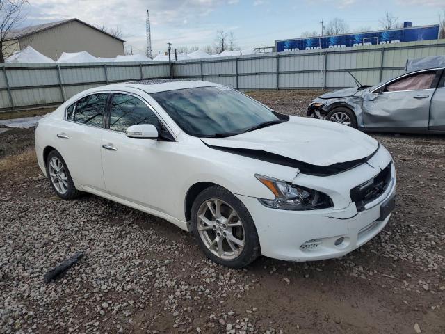 1N4AA5AP8DC844811 - 2013 NISSAN MAXIMA S WHITE photo 4