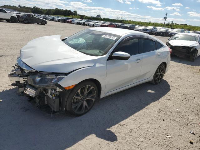 2HGFC2F81LH510790 - 2020 HONDA CIVIC SPORT WHITE photo 1