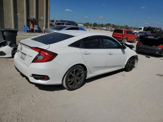 2HGFC2F81LH510790 - 2020 HONDA CIVIC SPORT WHITE photo 3