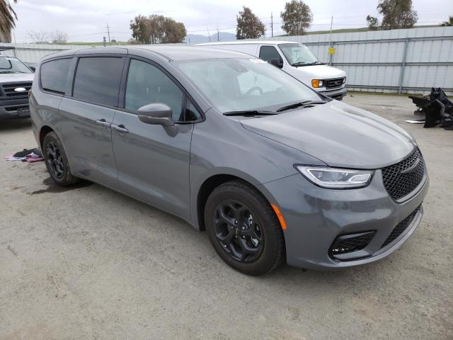 2C4RC1L75NR213844 - 2022 CHRYSLER PACIFICA HYBRID TOURING L GRAY photo 4