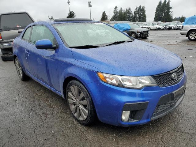 KNAFW6A38C5552547 - 2012 KIA FORTE SX BLUE photo 4