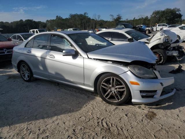 WDDGF4HB1DR297071 - 2013 MERCEDES-BENZ C 250 SILVER photo 4