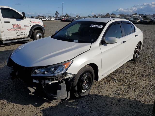 1HGCR2F15HA164768 - 2017 HONDA ACCORD SPORT SPECIAL EDITION WHITE photo 1