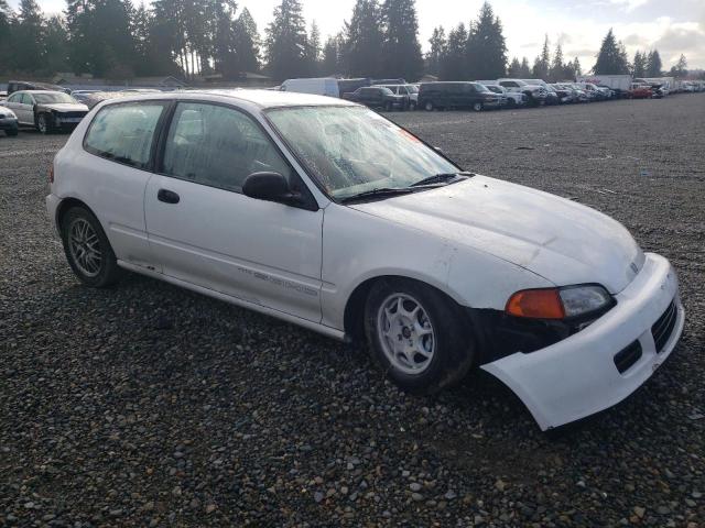 2HGEH2363NH013694 - 1992 HONDA CIVIC VX WHITE photo 4