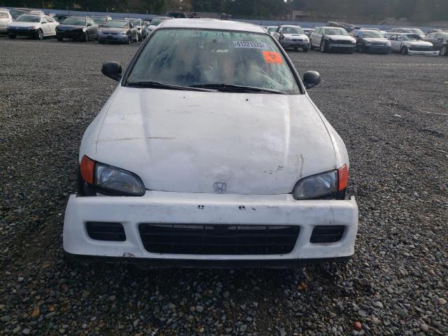 2HGEH2363NH013694 - 1992 HONDA CIVIC VX WHITE photo 5