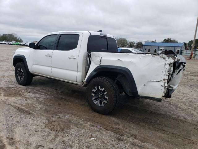 3TMCZ5AN0KM191266 - 2019 TOYOTA TACOMA DOUBLE CAB WHITE photo 2