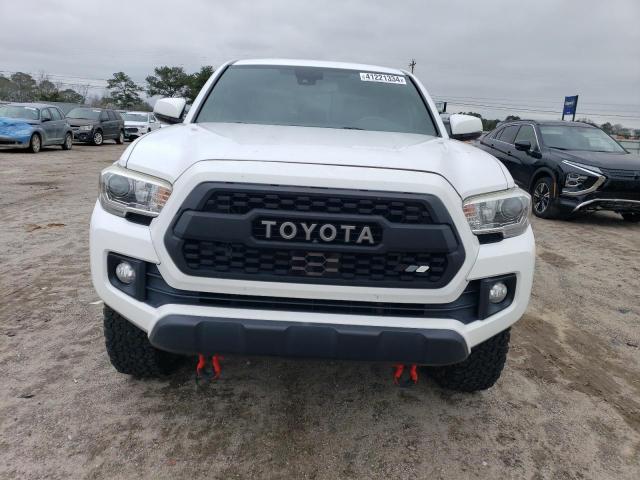 3TMCZ5AN0KM191266 - 2019 TOYOTA TACOMA DOUBLE CAB WHITE photo 5