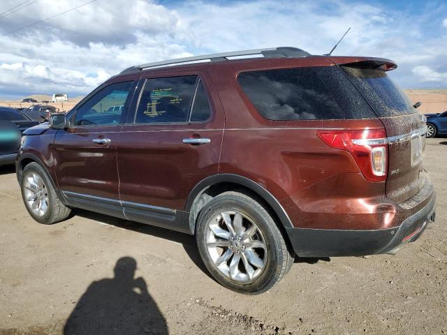 1FM5K8D87FGA86529 - 2015 FORD EXPLORER XLT BURGUNDY photo 2