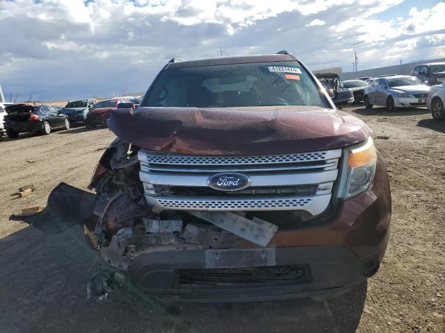 1FM5K8D87FGA86529 - 2015 FORD EXPLORER XLT BURGUNDY photo 5