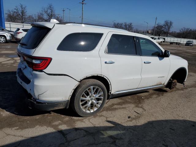 1C4RDJEG5FC938803 - 2015 DODGE DURANGO CITADEL WHITE photo 3