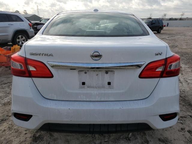 3N1AB7AP4HY332045 - 2017 NISSAN SENTRA S WHITE photo 6