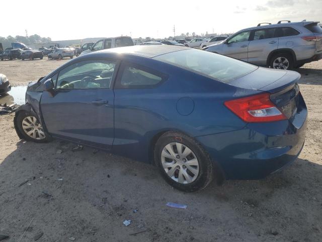 2HGFG3B59CH539900 - 2012 HONDA CIVIC LX BLUE photo 2