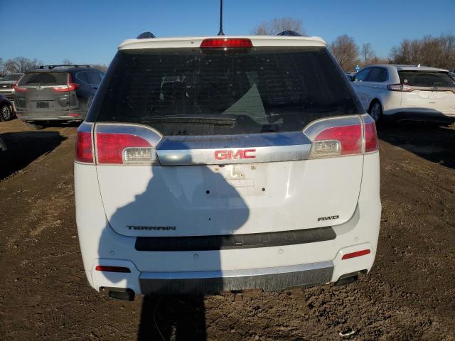 2GKFLZE36D6240860 - 2013 GMC TERRAIN DENALI WHITE photo 6