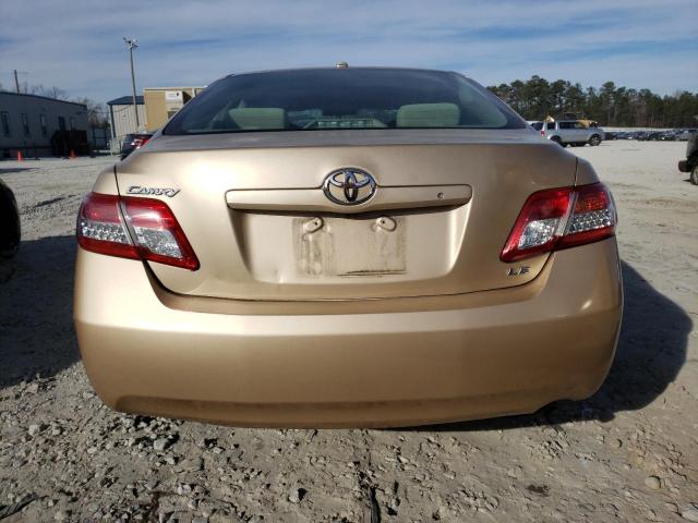 4T1BF3EK2BU667310 - 2011 TOYOTA CAMRY BASE GOLD photo 6