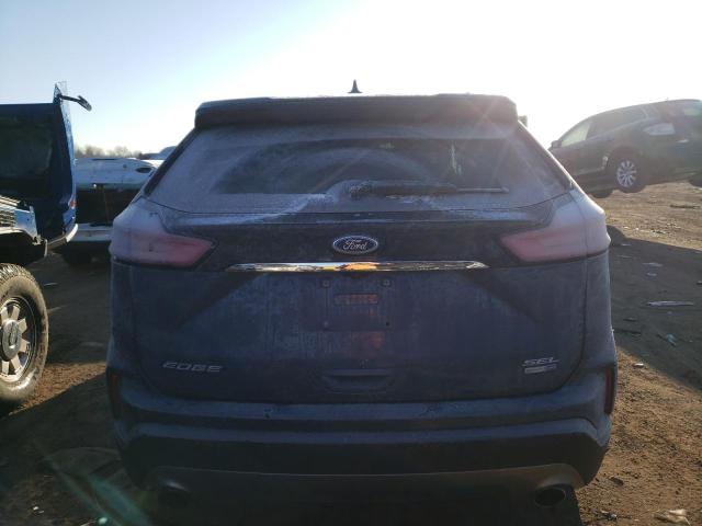 2FMPK4J93KBB33135 - 2019 FORD EDGE SEL BLUE photo 6