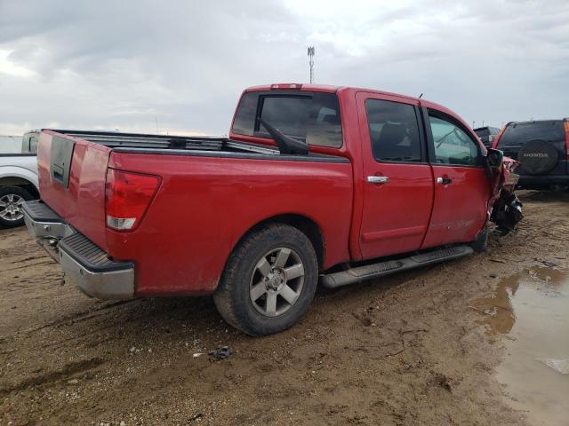 1N6BA07B36N558205 - 2006 NISSAN TITAN XE RED photo 3