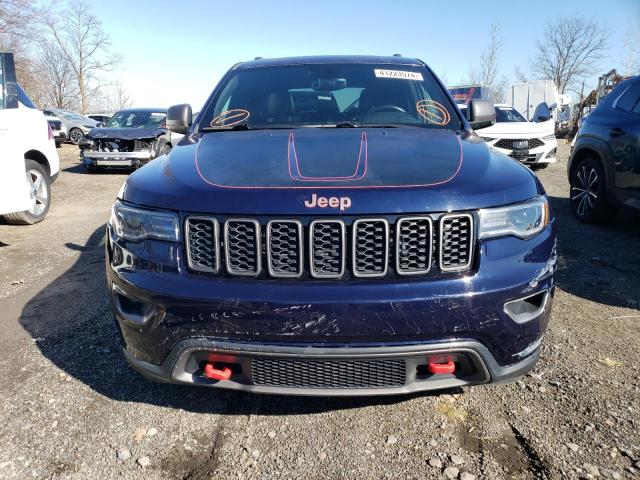 1C4RJFLG3JC144657 - 2018 JEEP GRAND CHER TRAILHAWK BLUE photo 5