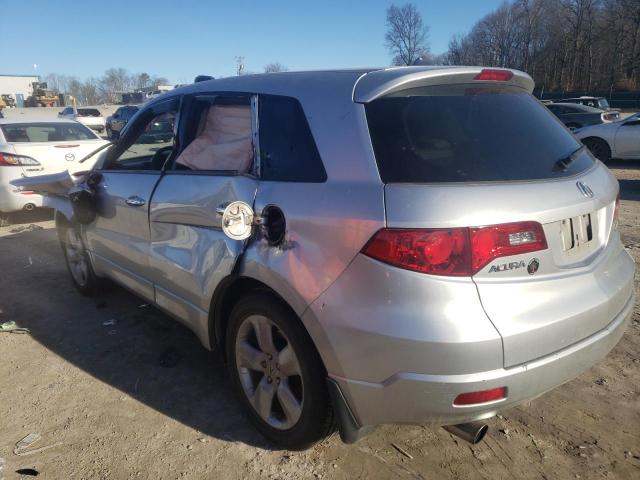 5J8TB182X8A011050 - 2008 ACURA RDX SILVER photo 2