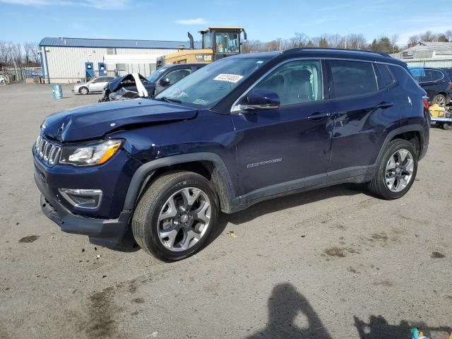 3C4NJDCB4JT209642 - 2018 JEEP COMPASS LIMITED BLUE photo 1