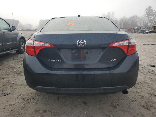 2T1BURHE1EC031725 - 2014 TOYOTA COROLLA L BLACK photo 6