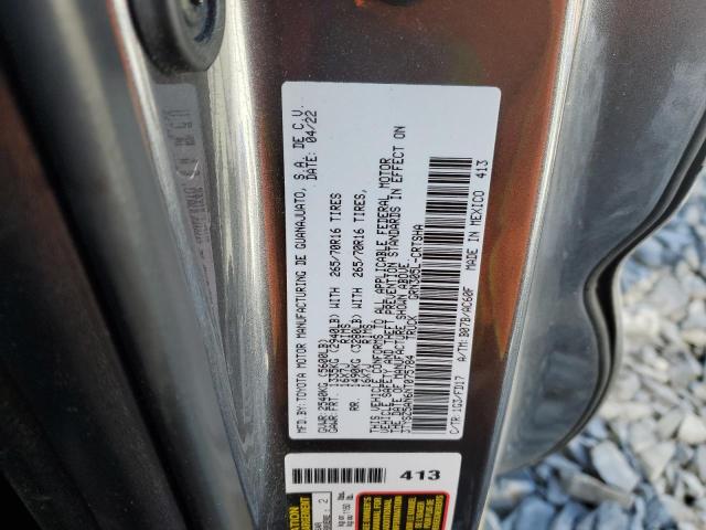 3TYSZ5AN6NT075784 - 2022 TOYOTA TACOMA ACCESS CAB Графитовый фото 13