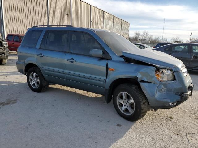 5FNYF18338B009911 - 2008 HONDA PILOT SE BLUE photo 4