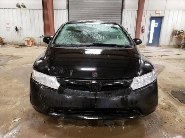 1HGFA16576L057501 - 2006 HONDA CIVIC LX BLACK photo 5