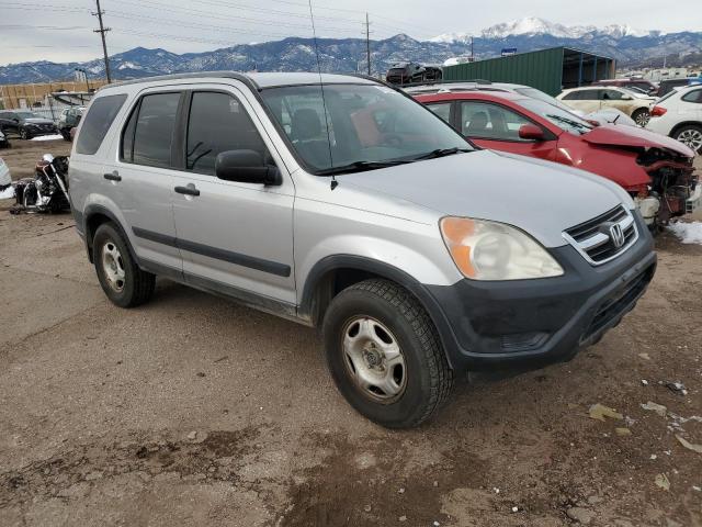 JHLRD78402C019647 - 2002 HONDA CR-V LX SILVER photo 4