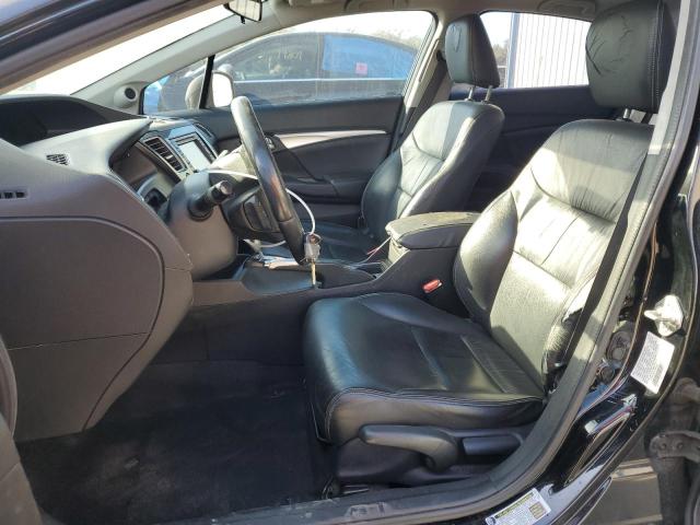 2HGFB2F96DH508448 - 2013 HONDA CIVIC EXL შავი ფოტო 7