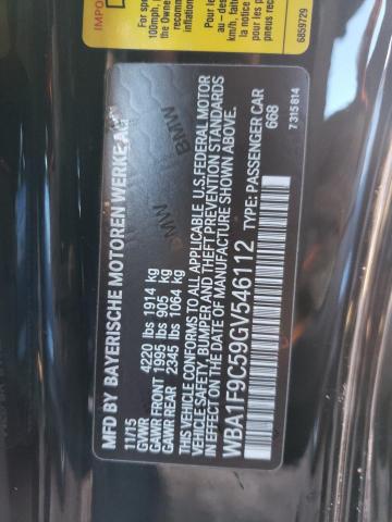 WBA1F9C59GV546112 - 2016 BMW 228 I SULEV BLACK photo 12