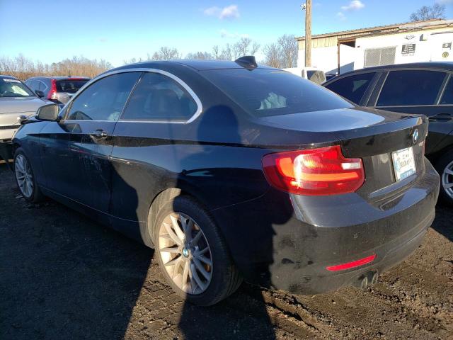 WBA1F9C59GV546112 - 2016 BMW 228 I SULEV BLACK photo 2