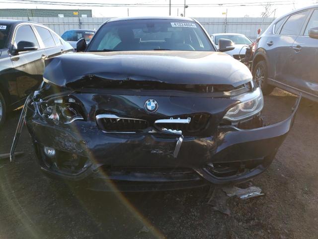 WBA1F9C59GV546112 - 2016 BMW 228 I SULEV BLACK photo 5