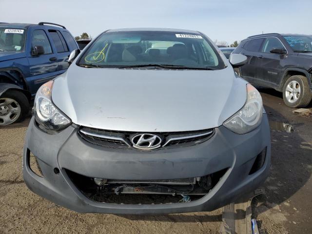 5NPDH4AEXDH380081 - 2013 HYUNDAI ELANTRA GLS SILVER photo 5