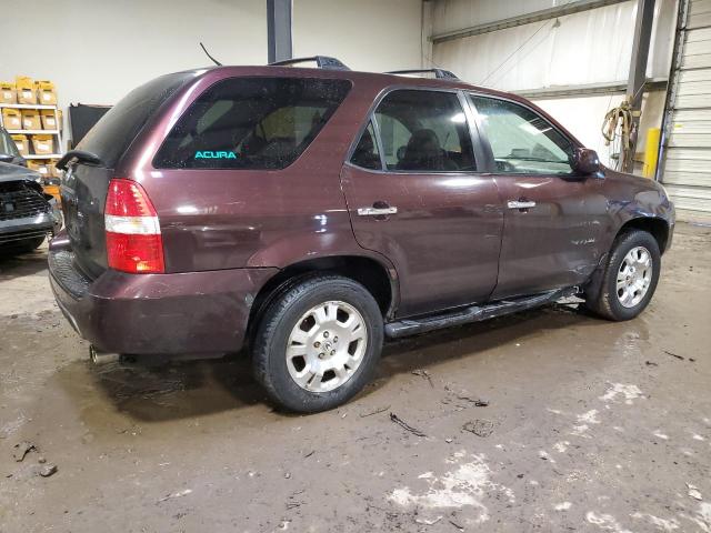 2HNYD18481H511435 - 2001 ACURA MDX BURGUNDY photo 3