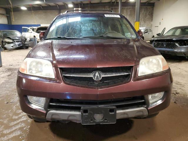 2HNYD18481H511435 - 2001 ACURA MDX BURGUNDY photo 5