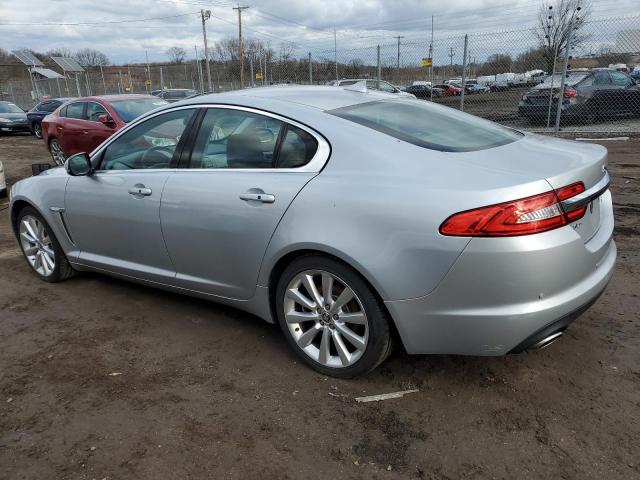 SAJWJ0EFXD8S82578 - 2013 JAGUAR XF SILVER photo 2