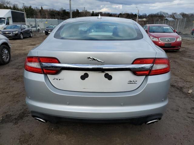 SAJWJ0EFXD8S82578 - 2013 JAGUAR XF SILVER photo 6