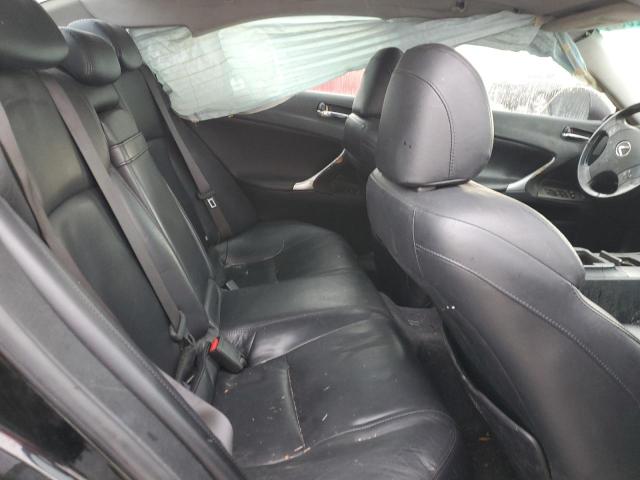 JTHBK262562003009 - 2006 LEXUS IS 250 BLACK photo 10