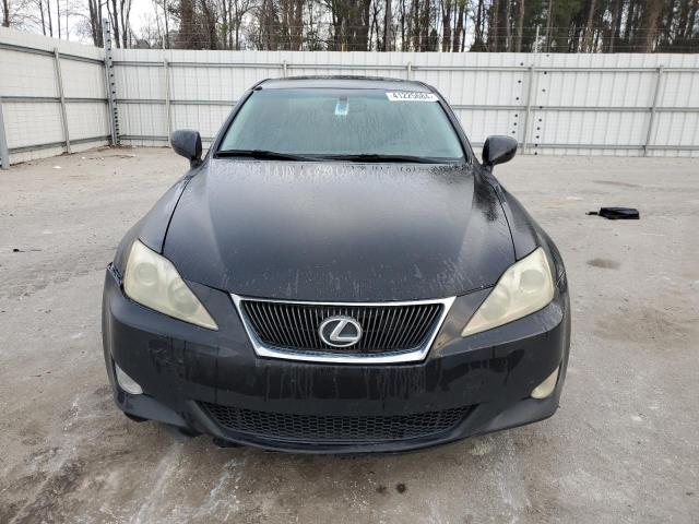 JTHBK262562003009 - 2006 LEXUS IS 250 BLACK photo 5