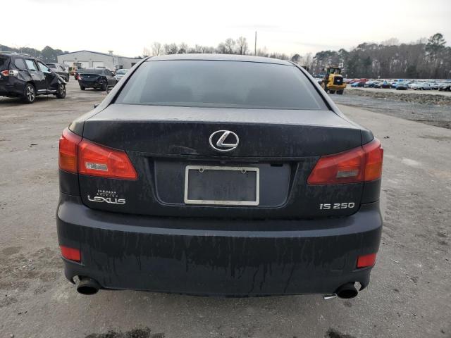 JTHBK262562003009 - 2006 LEXUS IS 250 BLACK photo 6