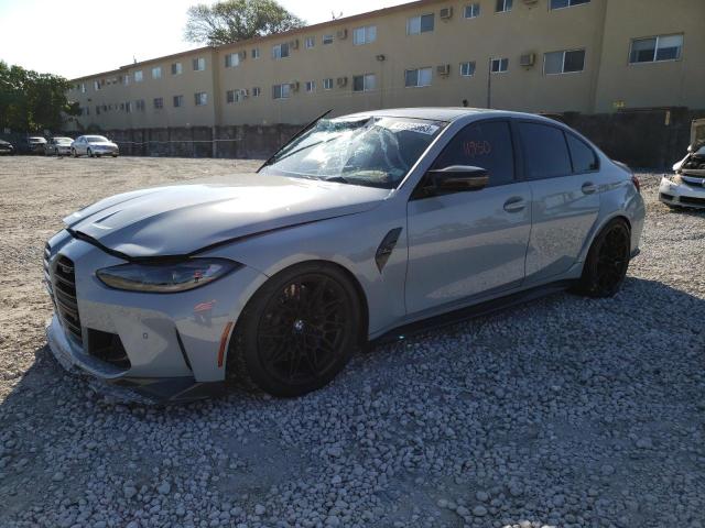 WBS33AY06NFM35682 - 2022 BMW M3 COMPETITION BLUE photo 1