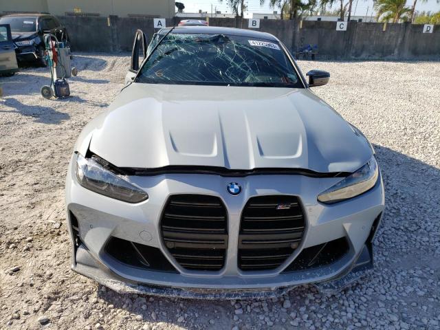 WBS33AY06NFM35682 - 2022 BMW M3 COMPETITION BLUE photo 5