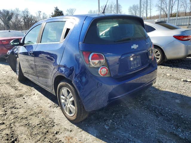 1G1JD6SG2D4236792 - 2013 CHEVROLET SONIC LT BLUE photo 2