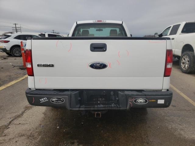 1FTRF12W58KD80546 - 2008 FORD F150 WHITE photo 6