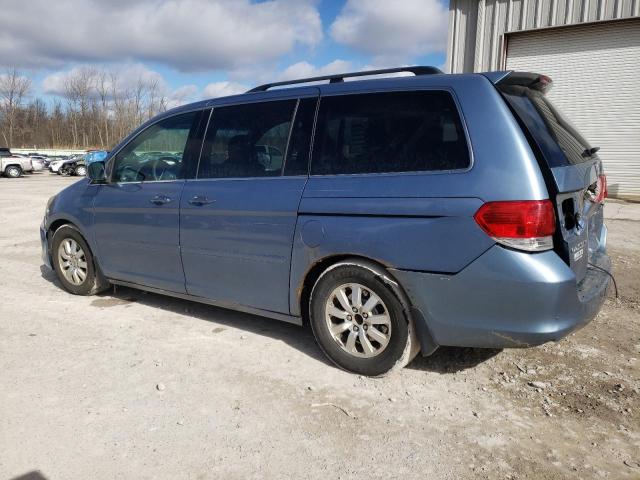 5FNRL3H58AB018460 - 2010 HONDA ODYSSEY EX BLUE photo 2